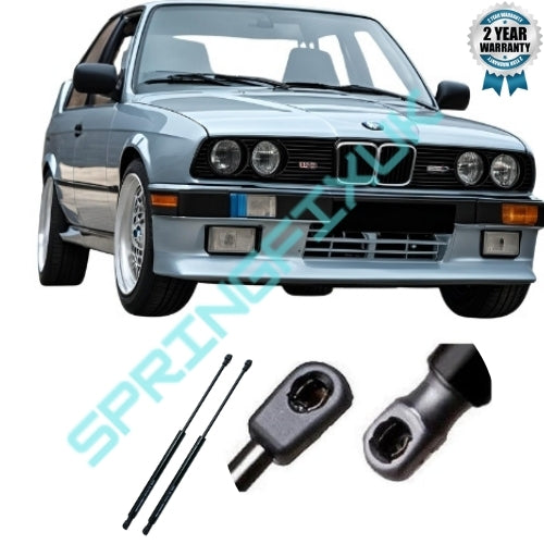 2x Front Hood Gas Struts for BMW 3 Series E30 – OEM 51231906286 350N 255mm