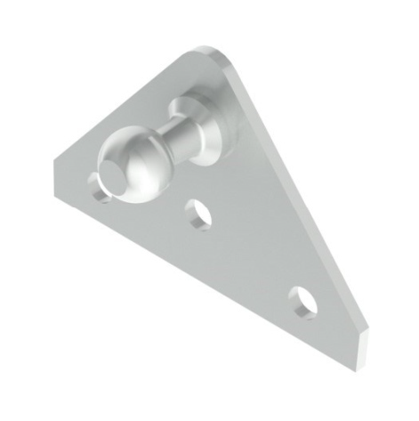 2x Stainless Steel Gas Strut Brackets – 10mm Ball Stud Heavy Duty Fittings UK