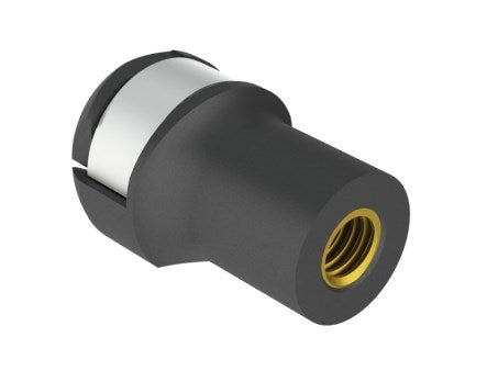 2x M6 Plastic Gas Strut End Fittings 10mm Ball Socket Brass Thread | UK SELLER