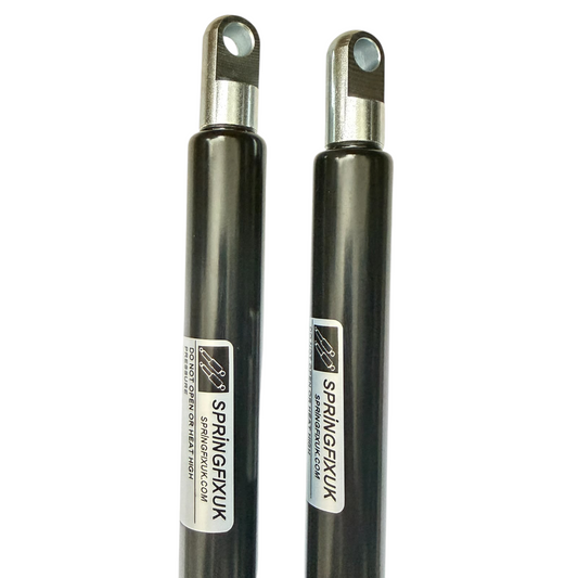 1000N Gas Struts 735mm 300mm Stroke 10mm Eye End Trailer & Universal – 2 Pack | SpringFix UK SpringFixUk