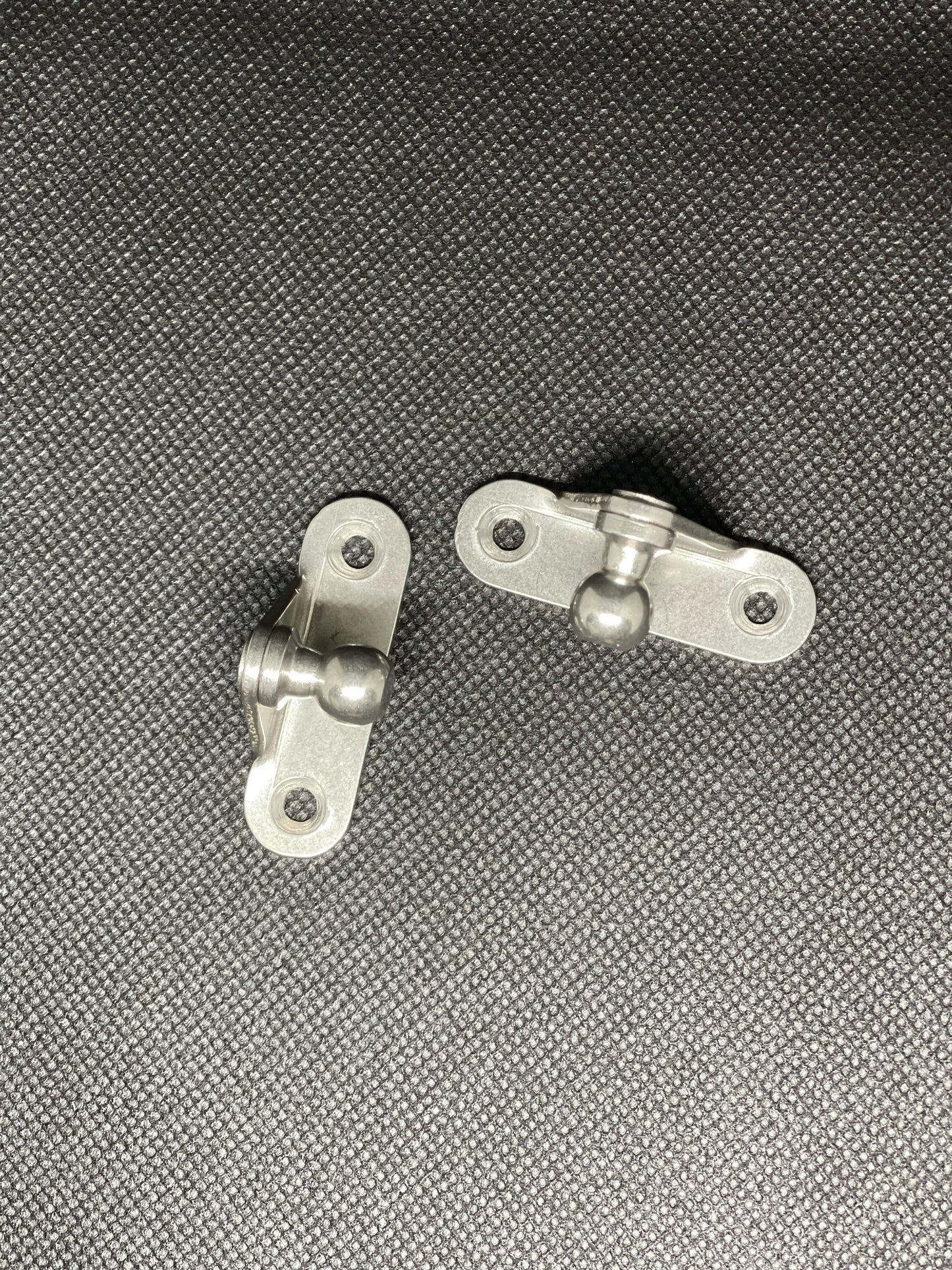 2PCS-Gas Strut End Fittings – 10mm Ball Pin Bracket for Right Inside Stainless Steel
