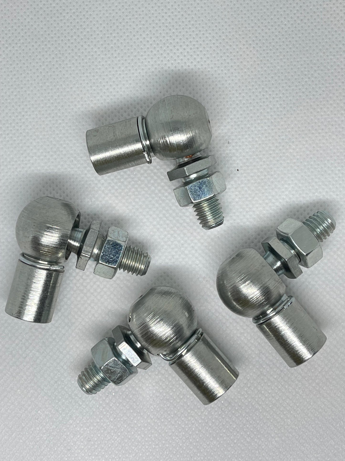 2x M10 Gas Strut End Fittings – 16mm Ball Joint Zinc-Plated Heavy Duty Steel UK