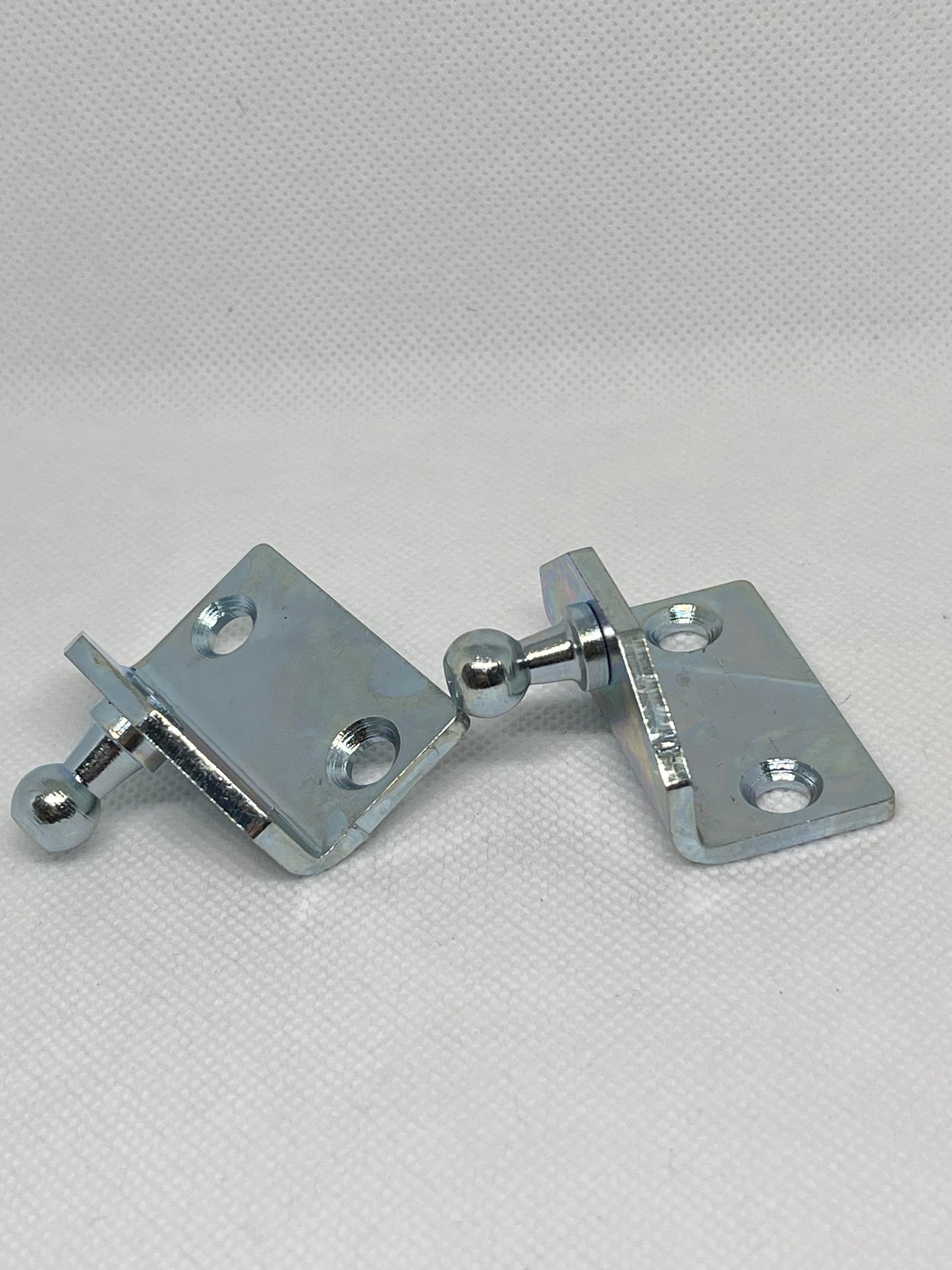 2x Gas Strut Brackets 10mm Ball Stud – Side Mount Metal Fittings (Left-Out)
