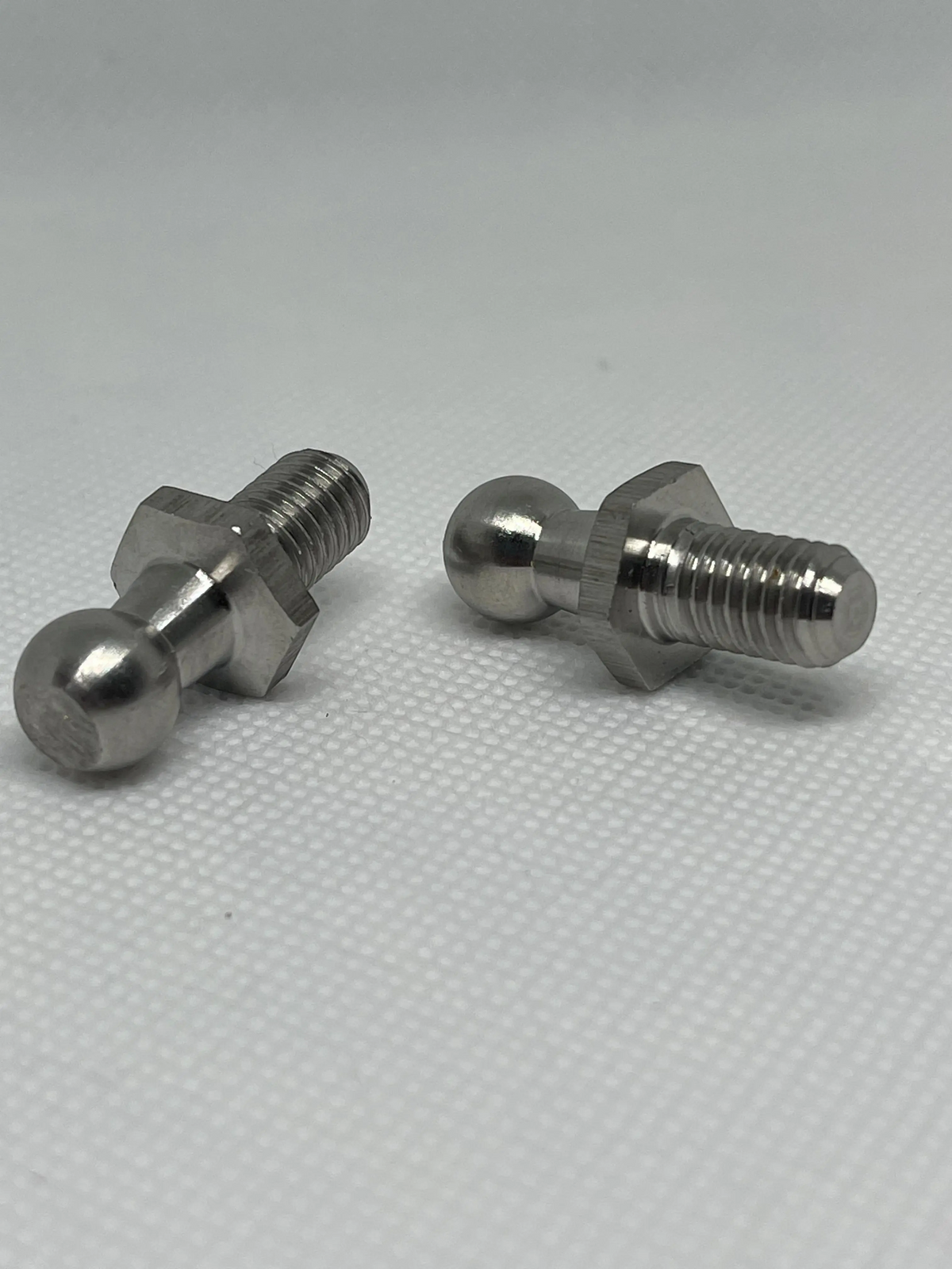 M8 stainless steel gas strut ball stud bolts with 10mm ball, pack of 2 | SpringFix UK