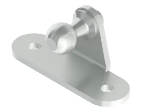 Stainless steel side mount bracket with 10mm ball stud for gas struts | SpringFix UK