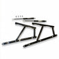 600N Ottoman Bed Lift Mechanism Set - hinges and gas struts flat lay SpringFixUk