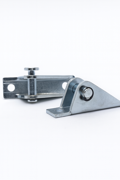 2x 8mm Gas Strut Clip-On Brackets Quick Release Ball Pin Mounts Zinc-Plated