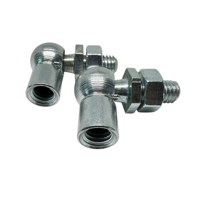 M8 Gas Strut Angle Joint DIN 71802 10mm Ball 18mm Reach Zinc Plated - Size Reference | SpringFix UK