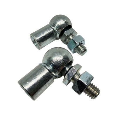 M6 Gas Strut Angle Joint DIN 71802 10mm Ball 19mm Reach Zinc Plated | SpringFix UK