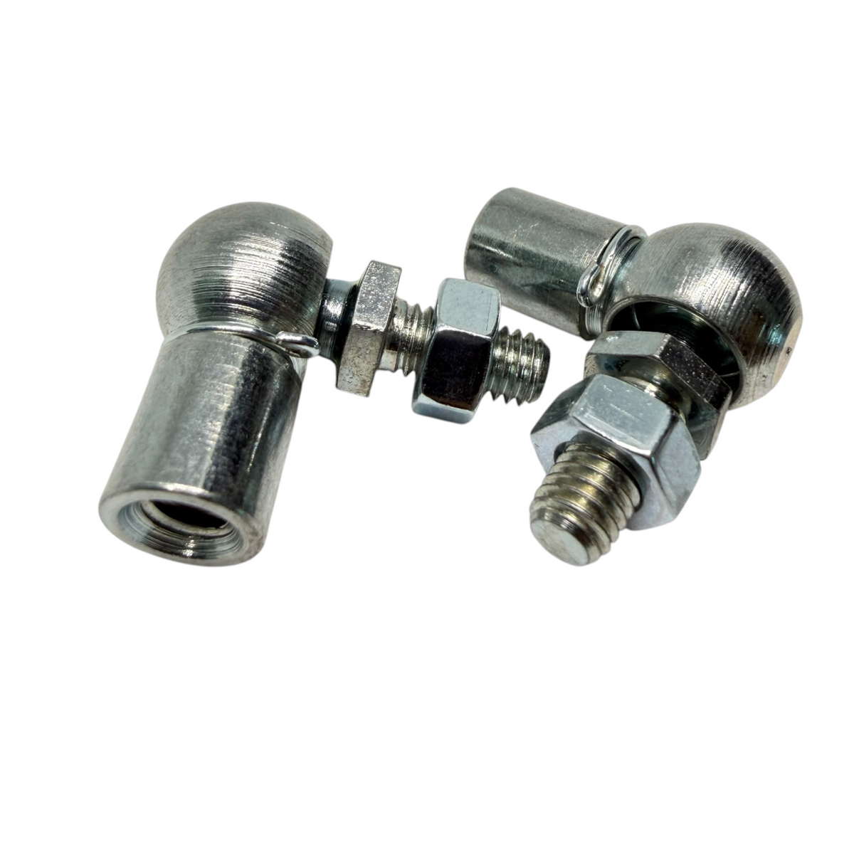 M6 Gas Strut Angle Joint DIN 71802 10mm Ball 19mm Reach Zinc Plated - Detail | SpringFix UK