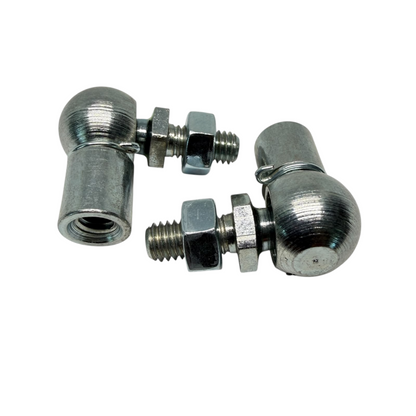 M6 Gas Strut Angle Joint DIN 71802 10mm Ball 19mm Reach Zinc Plated - Size Reference | SpringFix UK