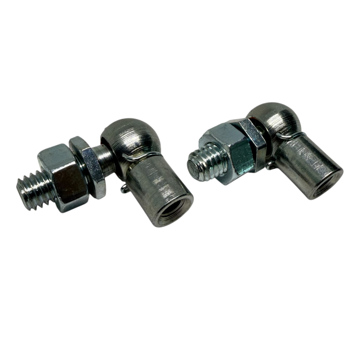 M6/M8 Gas Strut Angle Joint DIN 71802 10mm Ball 19mm Reach Zinc Plated - Size Reference | SpringFix UK
