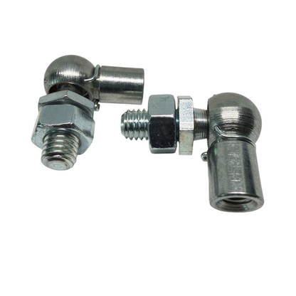 M6/M8 Gas Strut Angle Joint DIN 71802 10mm Ball 19mm Reach Zinc Plated | SpringFix UK
