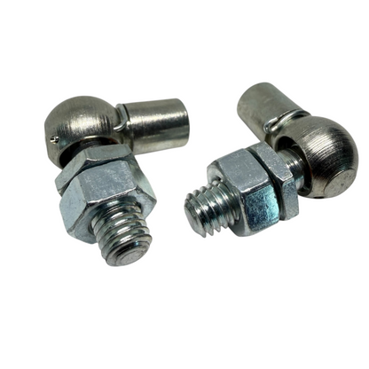 M8 Gas Strut Angle Joint DIN 71802 10mm Ball 19mm Reach Zinc Plated | SpringFix UK