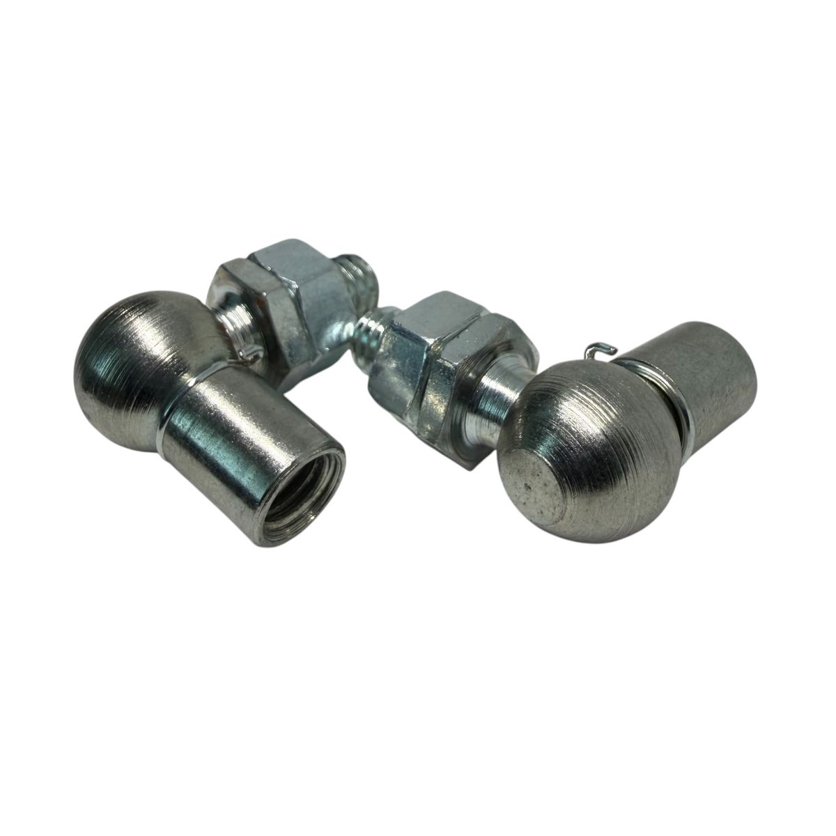 M8 Gas Strut Angle Joint DIN 71802 10mm Ball 19mm Reach Zinc Plated - Detail | SpringFix UK
