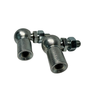 M6 Gas Strut Angle Joint DIN 71802 10mm Ball 21mm Reach Zinc Plated - Detail | SpringFix UK