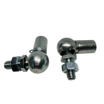 M6 Gas Strut Angle Joint DIN 71802 10mm Ball 21mm Reach Zinc Plated - Size Reference | SpringFix UK