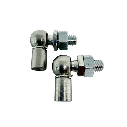 M6/M8 Gas Strut Angle Joint DIN 71802 10mm Ball 21mm Reach Zinc Plated | SpringFix UK