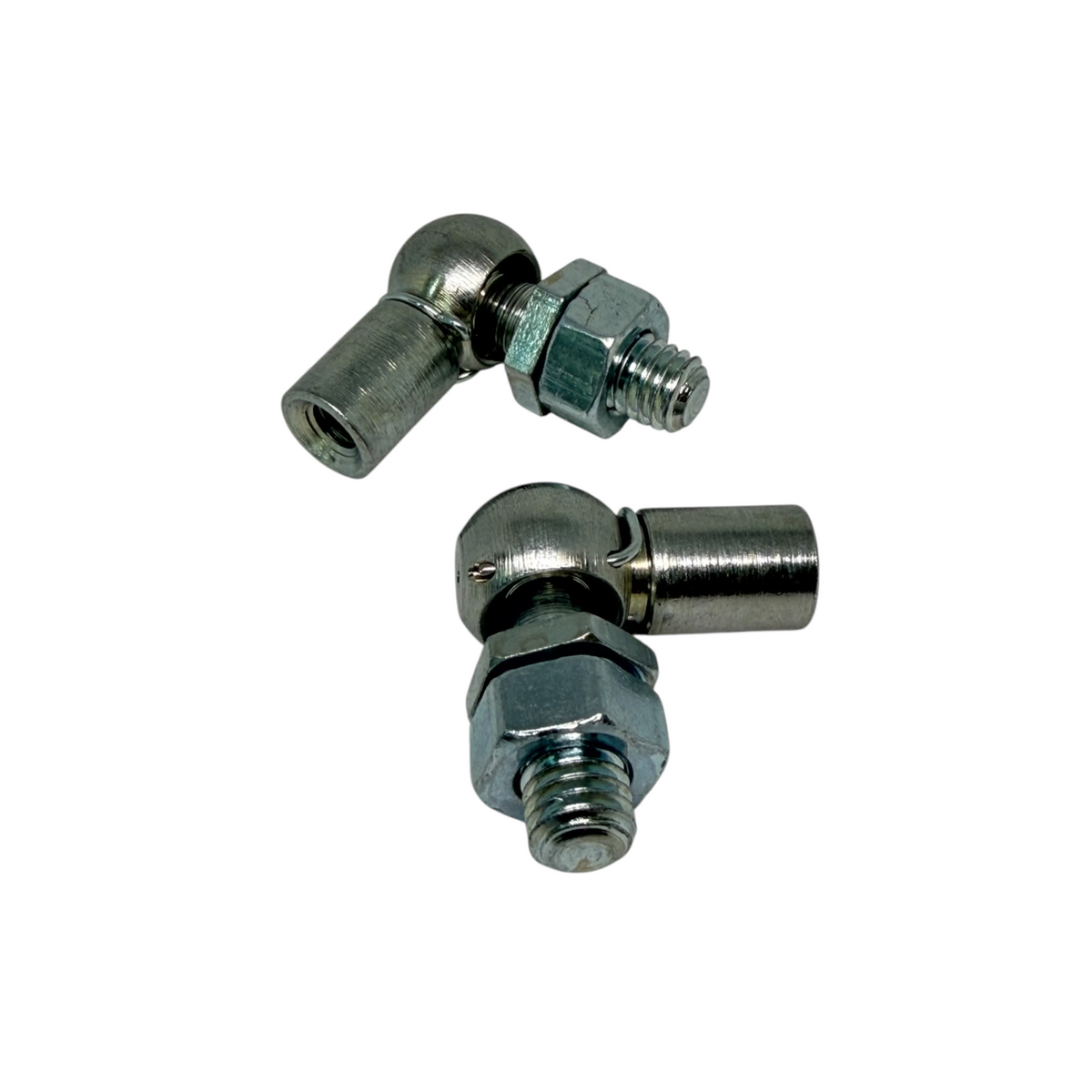 M6/M8 Gas Strut Angle Joint DIN 71802 10mm Ball 21mm Reach Zinc Plated - Size Reference | SpringFix UK
