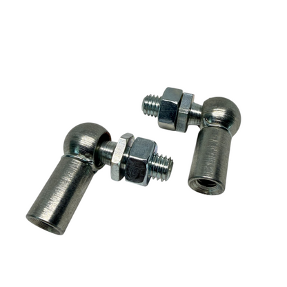 M6/M8 Gas Strut Angle Joint DIN 71802 10mm Ball 25mm Reach Zinc Plated | SpringFix UK