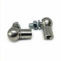 2x M8 Gas Strut Ball Joint End Fittings 13mm DIN 71802 Zinc Plated Steel