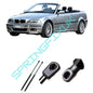 2x Tailgate Gas Struts for BMW 3 Series E46 Cabrio – OEM 51248254281 320N