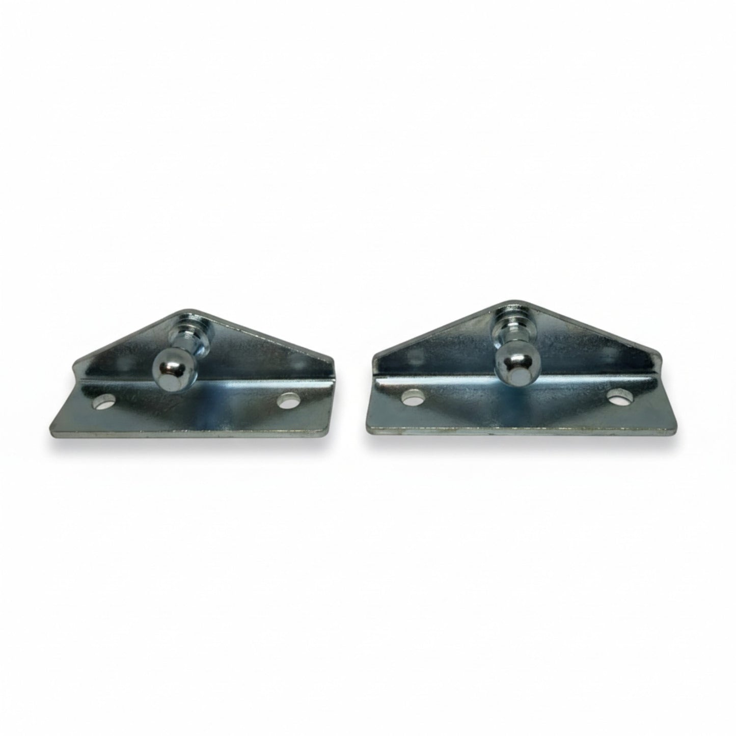 2x 10mm Gas Strut Bracket Ball Stud Low Profile Zinc Plated