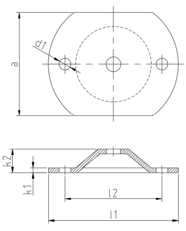 BRK902- END FITTINGS 10MM BALL PIN + BRACKET Zn-Whie MULTI FIT (2 Pcs)