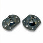 2x 10mm Gas Strut Ball Stud Mounting Plates Flat Brackets Zinc Plated