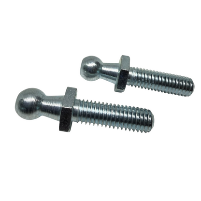 M8 Gas Strut Ball Stud Bolt 10mm Ball 25mm Long Thread Zinc Plated - Detail | SpringFix UK