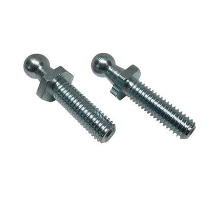 M8 Gas Strut Ball Stud Bolt 10mm Ball 25mm Long Thread Zinc Plated | SpringFix UK