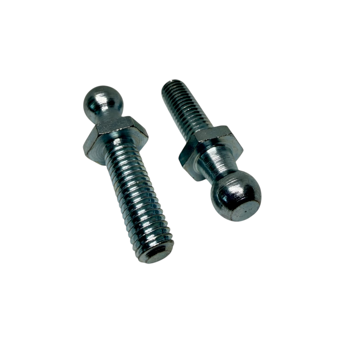 M8 Gas Strut Ball Stud Bolt 10mm Ball 25mm Long Thread Zinc Plated - Size Reference | SpringFix UK