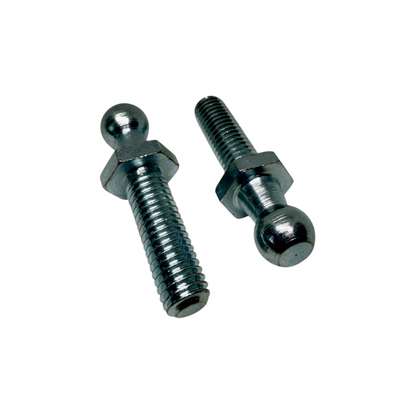 M8 Gas Strut Ball Stud Bolt 10mm Ball 25mm Long Thread Zinc Plated - Size Reference | SpringFix UK