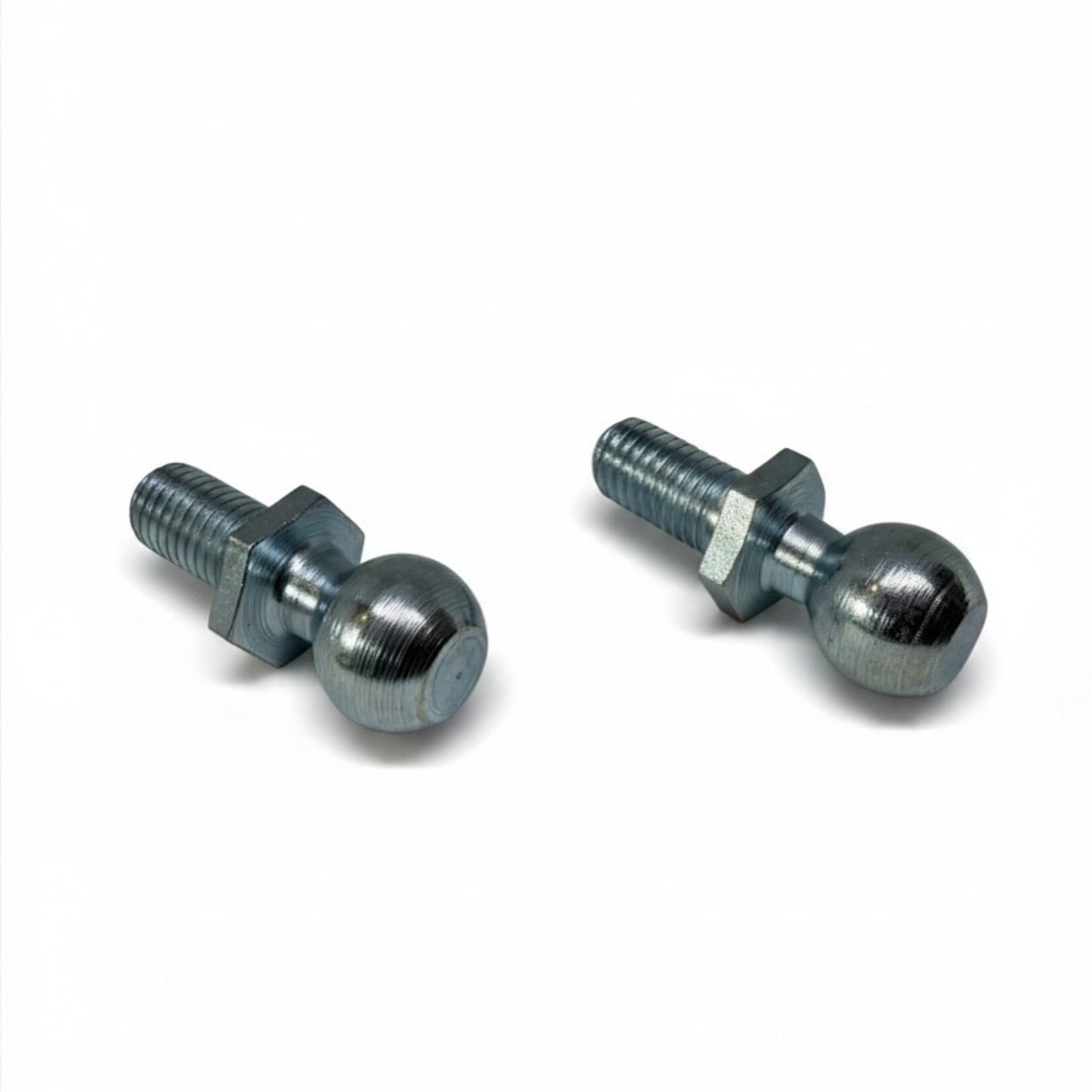 2x M8 Gas Strut Ball Stud Bolts 13mm Ball Male Thread Zinc Plated Steel