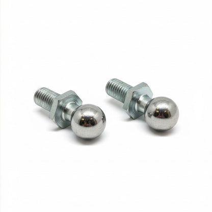 2x M10 Gas Strut Ball Stud Bolts 16mm Ball Male Thread Heavy Duty Zinc Plated