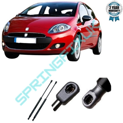 2x Tailgate Gas Struts for Fiat Grande Punto – OEM 51778432 350N 435mm Pair