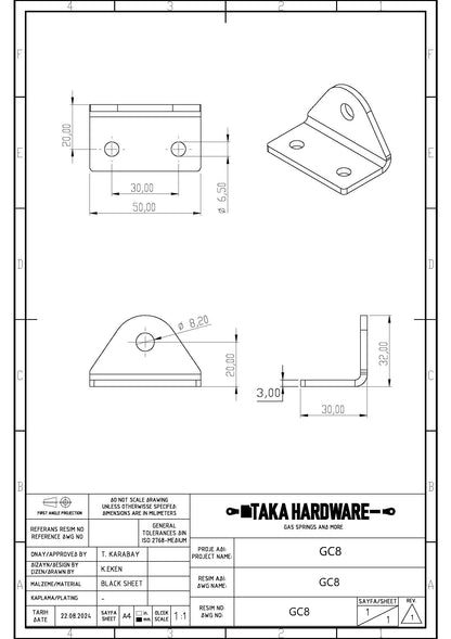 Hydraulic Gate Closer Arm Set M8 300N Heavy Duty Soft Close Automatic Gates