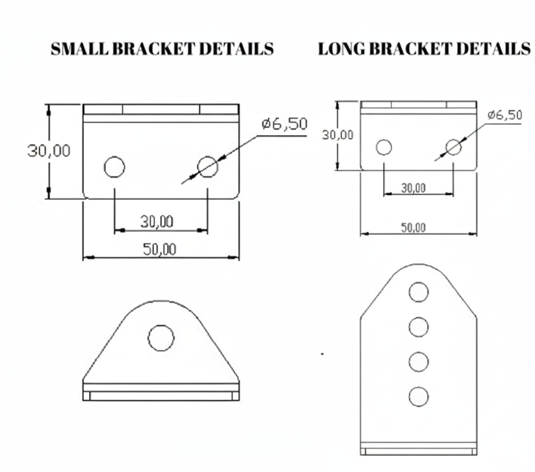 300N Hydraulic Gate Closer – Heavy Duty Soft Close Arm Set M8 Fittings UK Seller