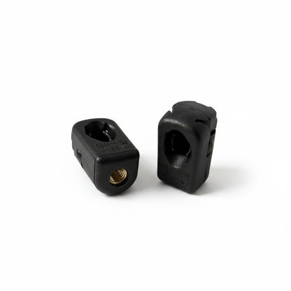 2x M8 Gas Strut Ball Socket End Fittings 10mm Plastic Brass Insert Female Thread