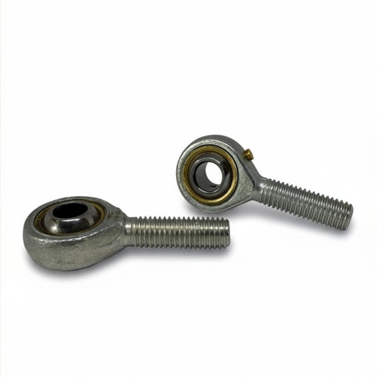 2x POS10 M10 Male Rod End Bearings 10mm Bore RH Rose Joints Zinc Plated