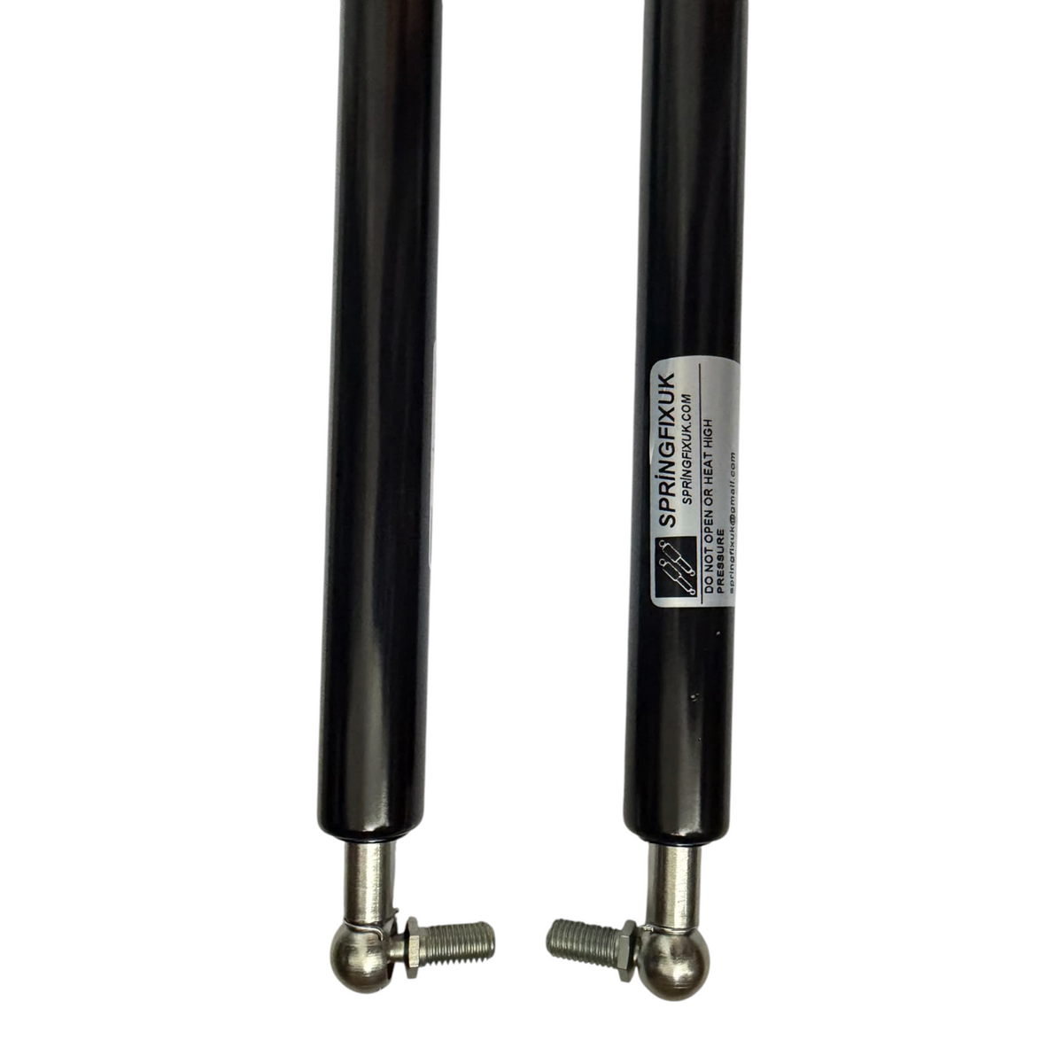 2000N Gas Struts 735mm 300mm Stroke Ball Joint End Trailer & Universal – 2 Pack | SpringFix UK SpringFixUk