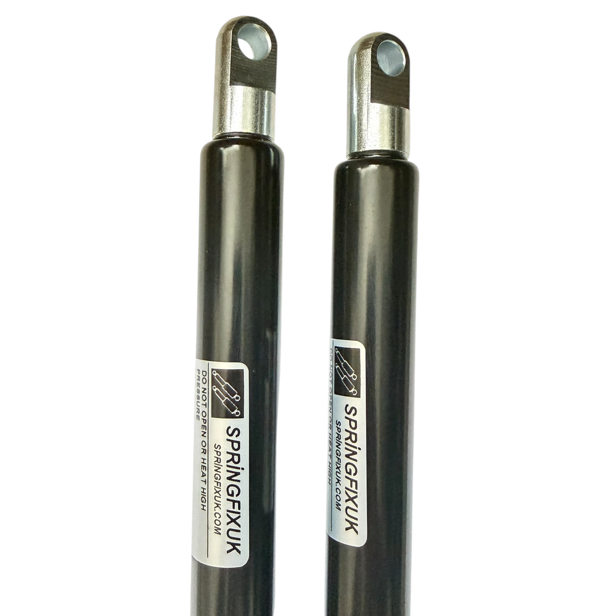 1000N Gas Struts 735mm 300mm Stroke 10mm Eye End Trailer & Universal – 2 Pack | SpringFix UK SpringFixUk