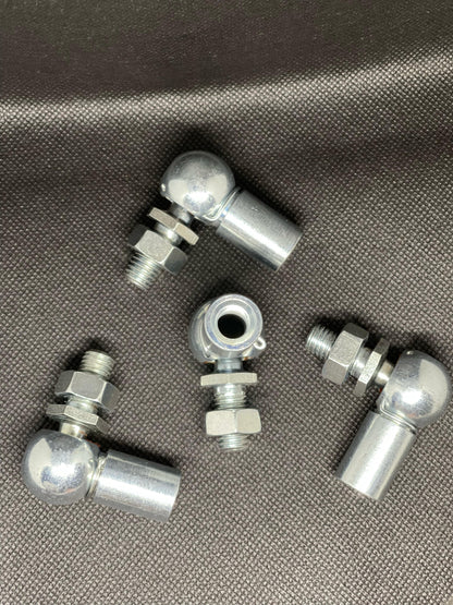 4pcs 16mm Ball Joint M10 Gas Strut Fittings – Universal End Connectors