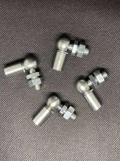 4pcs 10mm Ball Joint M8 Gas Strut Fittings – Universal End Connectors