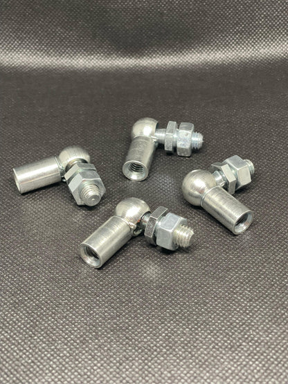 4pcs 10mm Ball Joint M8 Gas Strut Fittings – Universal End Connectors