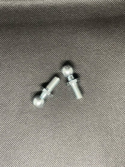2x M8 Thread Ball Studs for Gas Struts 13mm Ball DIN71803 End Fittings