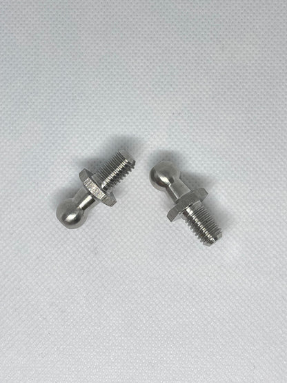 2x M8 Thread Gas Strut Ball Studs + 10mm Ball Joint Stainless Steel End Fittings