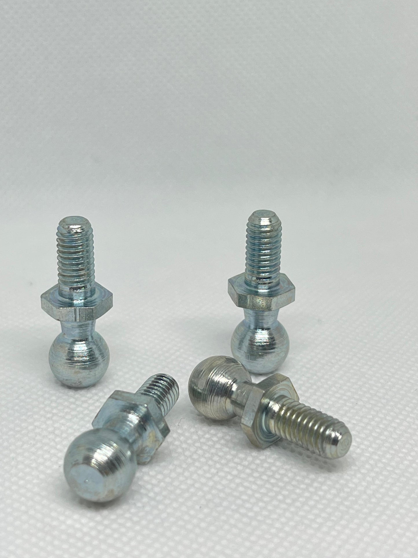2x M6 Thread Ball Studs – 10mm Gas Strut Mounting Pins Zinc Plated Steel UK