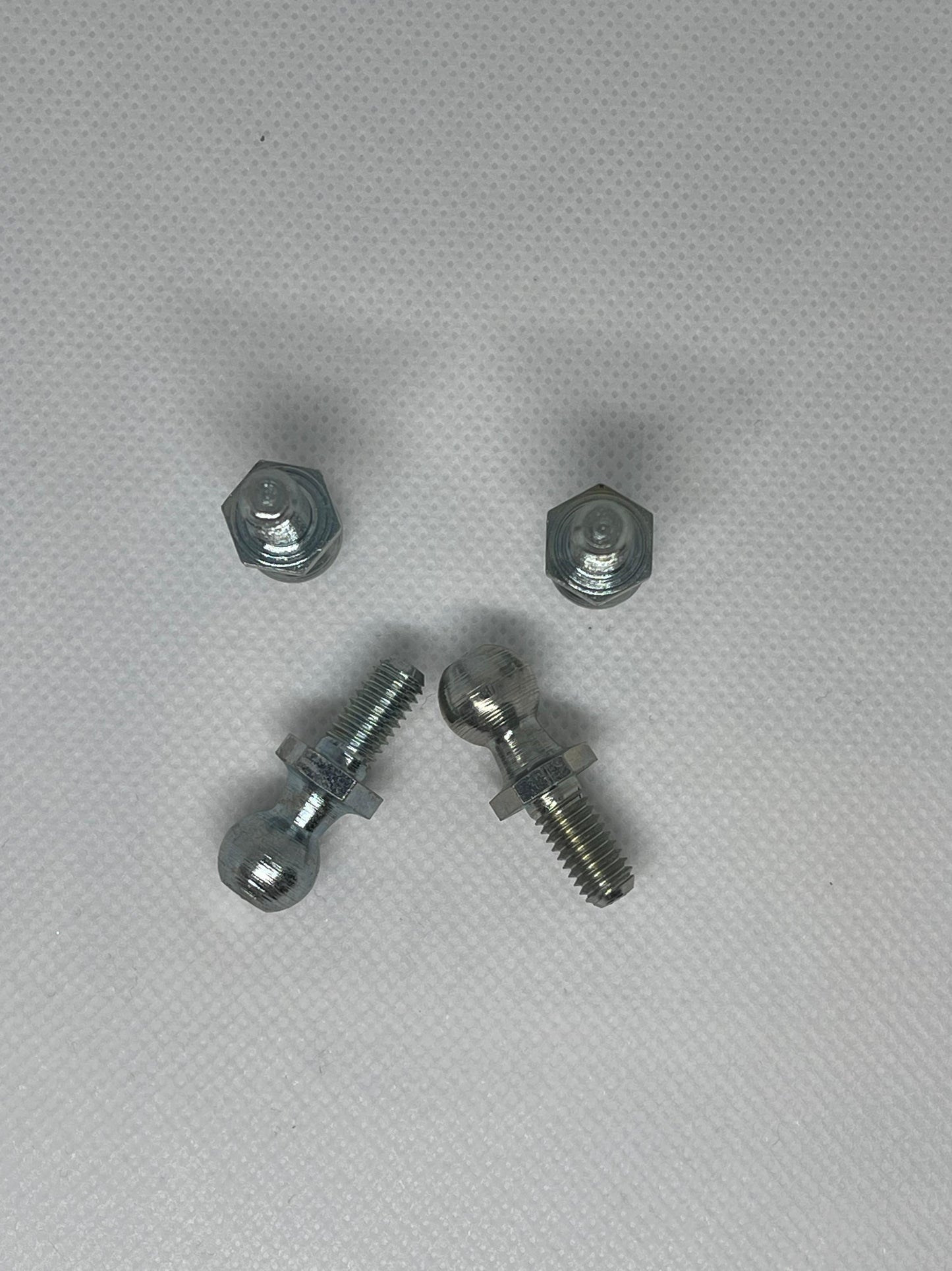 2x M6 Thread Ball Studs – 10mm Gas Strut Mounting Pins Zinc Plated Steel UK