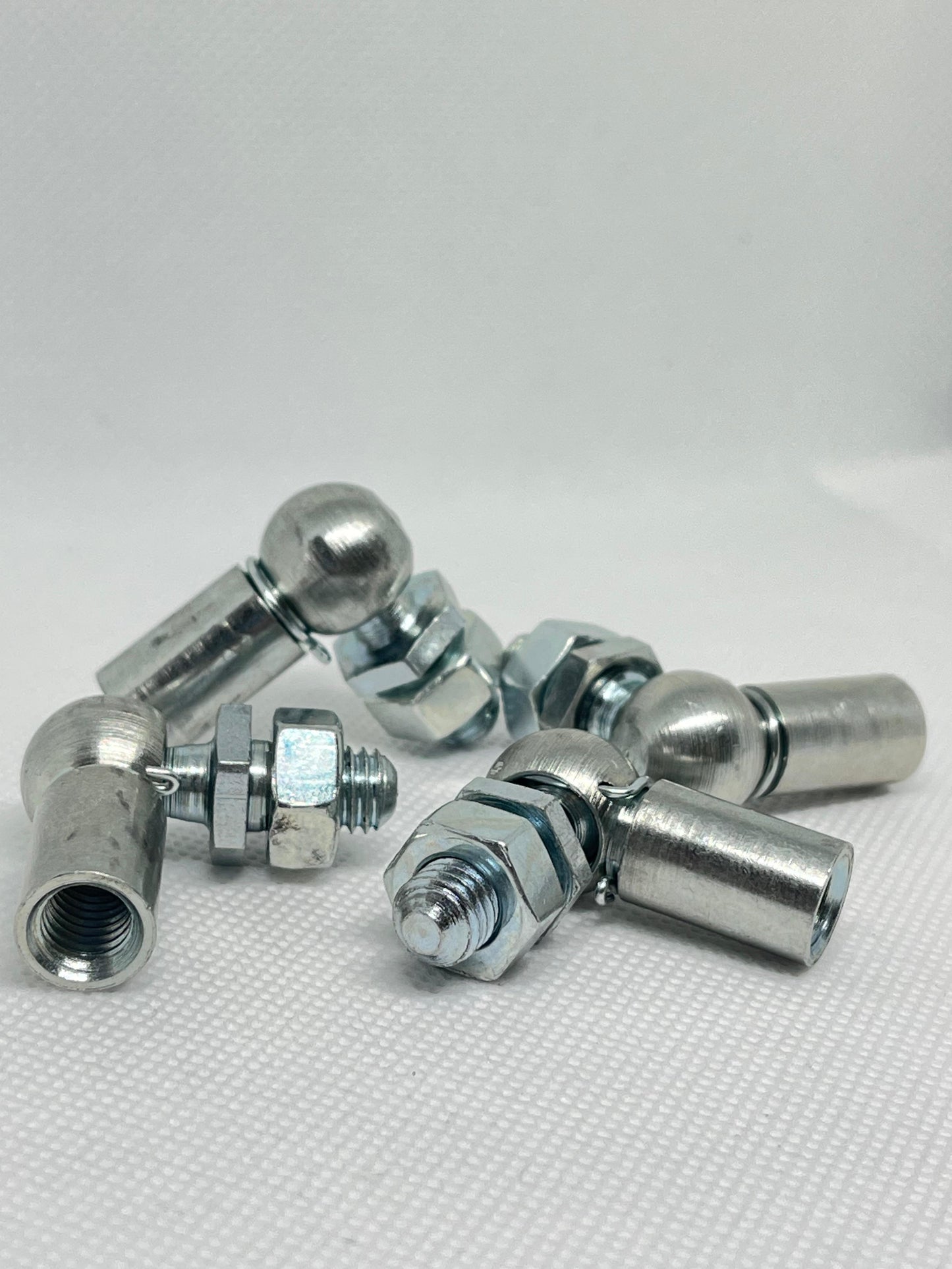 2x M8 Thread Gas Strut Ball Joints – 10mm Socket End Fittings | DIN71802 Standard